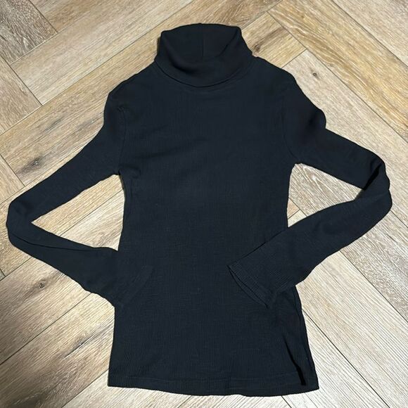 Christina Lehr Waffle Knit Turtleneck - Picture 1 of 4